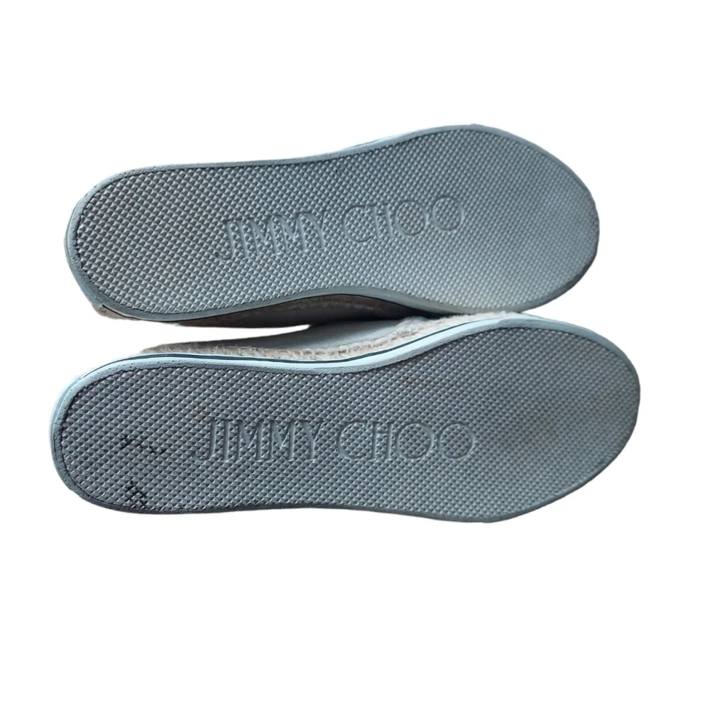 37/7‎ Jimmy Choo cream loafers